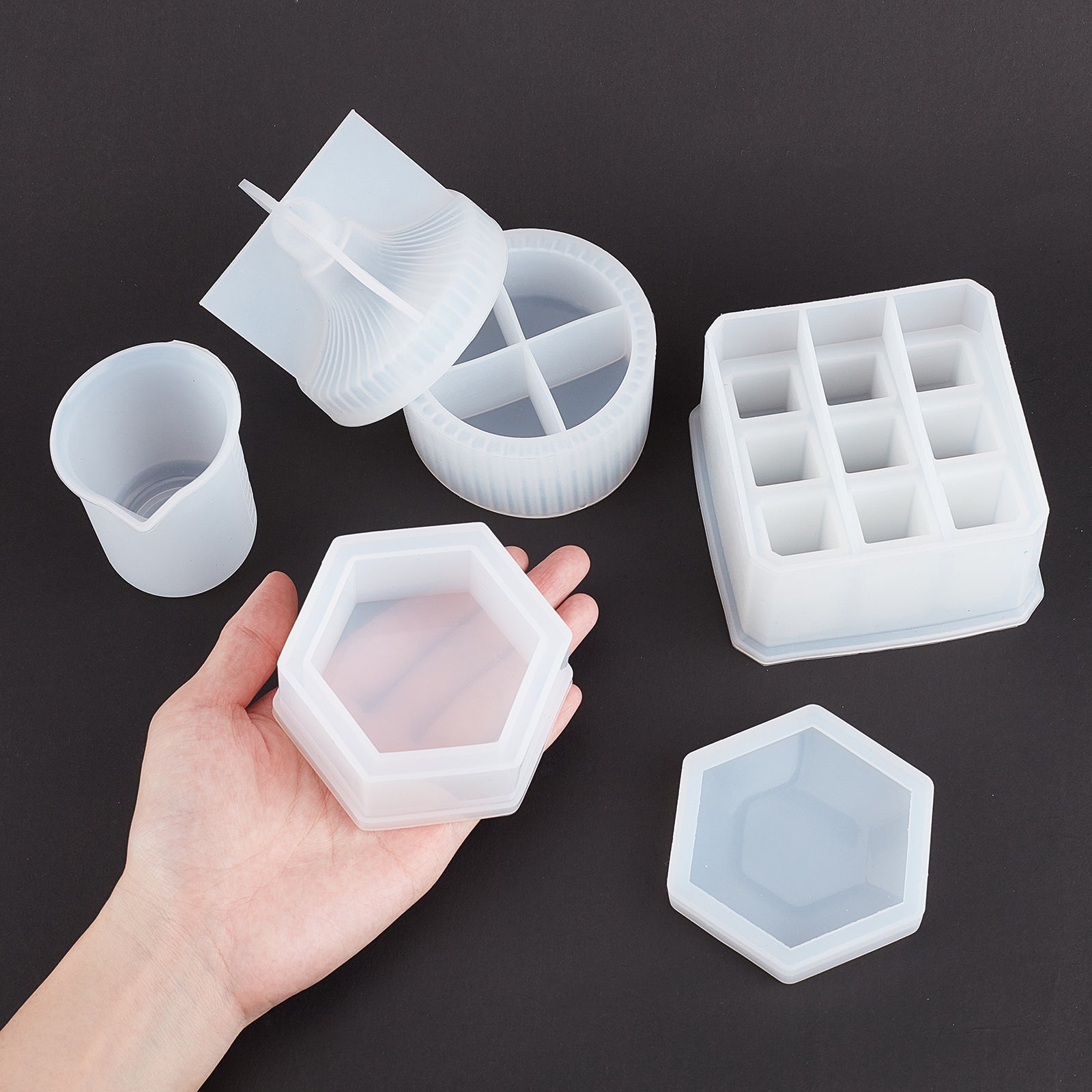 Using Silicone Ice Cube Trays for Resin