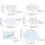 DIY Cup Mat Kit, with Silicone Molds, 304 Stainless Steel Tweezers, Plastic Art Brushes Pen Value Sets, Tinfoil, Stirring Tool, White - CRASPIRE