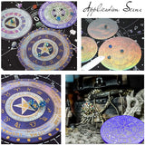 DIY Jewelry Kits, with Constellation Compass Tarot Card Silicone Molds, Nail Art Sequins, Beading Tweezers, Plastic Round Stirring Rod, Latex Finger Cots, 100ml Measuring Cup Silicone Glue Tools, 295x11mm, 1pc/ set - CRASPIRE