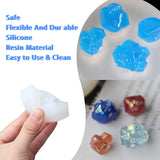 DIY Jewelry Kits, with Silicone Molds, Plastic Transfer Pipettes & Measuring Cup, Latex Finger Cots, White, Molds: 3pcs/set - CRASPIRE