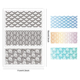 Craspire Custom PVC Plastic Clear Stamps, for DIY Scrapbooking, Photo Album Decorative, Cards Making, Cloud, 160x110x3mm