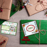 Craspire Custom PVC Plastic Clear Stamps, for DIY Scrapbooking, Photo Album Decorative, Cards Making, Christmas Socking, 160x110x3mm