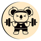 Koala Lift Barbell Wax Seal Stamps