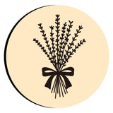 Lavender Bouquet Wax Seal Stamps - CRASPIRE