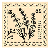 Lavender Square Wax Seal Stamps