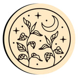 Leaf Moon Wax Seal Stamps
