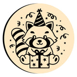 Raccoon Birthday Party Wax Seal Stamps - CRASPIRE