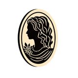 Retro European Lady Oval Wax Seal Stamps