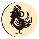 Rooster Chinese Zodiac Wax Seal Stamps